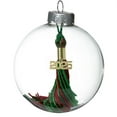 thumbnail image 1 of Tassel Depot 2025 Graduation Ornament - Over a Hundred Colors Available - Dk Green / Red, 1 of 6