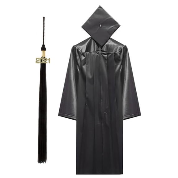 Tassel Depot Graduation Cap and Gown Set with Tassel - Made in USA - Perfect for High School or College 2026 - Navy - Large