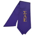 thumbnail image 1 of Tassel Depot - Sigma Alpha Epsilon Greek Graduation Stole - Official Greek Liscensed Product, 1 of 1