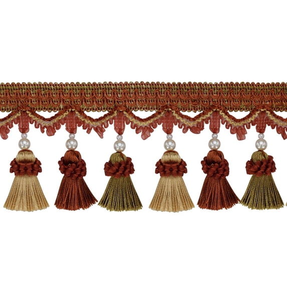 Tassel Fringe Trim Beaded Tassel Fringing Trimmings Ball Fringe Lampshades Trim Curtain Trim Sewing Fringe Trim 3 yards