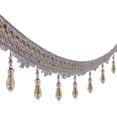 thumbnail image 1 of Tassel Fringe Trimming Hanging Ball Trim Braided Ribbon Curtain Fring Trimming Upholstery Drapery 6 Yards, 1 of 5
