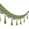 thumbnail image 1 of Tassel Fringe Trimming Hanging Ball Trim Braided Ribbon Curtain Fring Trimming Upholstery Drapery 6 Yards, 1 of 4