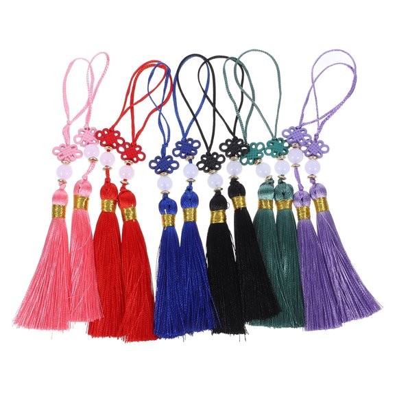 Tassel Locket Tassels Hanging Pendants New Year Traditional Spring Festival Decor Bags Bookmark