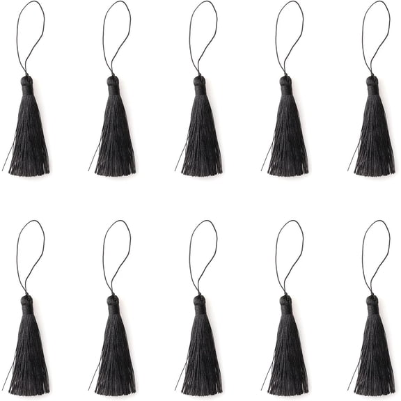 Tassel Loop Handmade Tassels Earring Jewelry Making Crafting Accessories (10 Pcs)