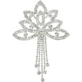 thumbnail image 1 of Tassel Rhinestone Applique Sewing Crystals Applique Decoration Silver Crystals Applique Decoration Shiny Rhinestone Applique, 1 of 7