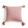 thumbnail image 1 of Tassel Throw Pillow Covers 18 x 18in Boho Decorative Pillow Covers with Fringe, Soft Washable Cushion Cases for Sofa Couch Bed Bedroom Living Room Home Decor, 1 of 8