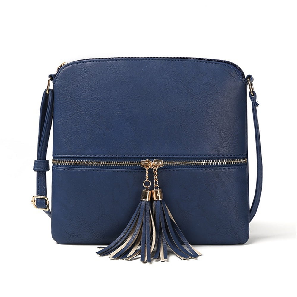 Royal Blue Leather Crossbody Bag – The Stars and Grey