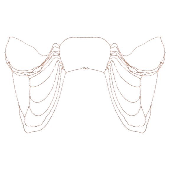 Tassels Jewelry Bridal Shoulder Chain Necklace for Women Handmade Shoulder Jewelry Wedding Statement Necklace Chain