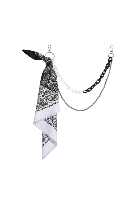 Tassels Kerchief Waist Chain for Adult Fluorescent Pants Chain Jeans Chain Hiphop Trousers Chain Daily Wear Wallet Chain