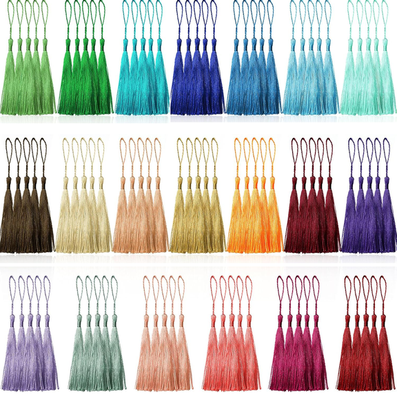 Tassels for Bookmarks Crafts Crafting Bookmark Tassels Bulk Mini Small Tassels for Crafts Jewelry Making Preschool