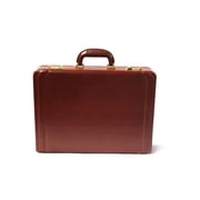 Tassia Expander Leather Attache Briefcase