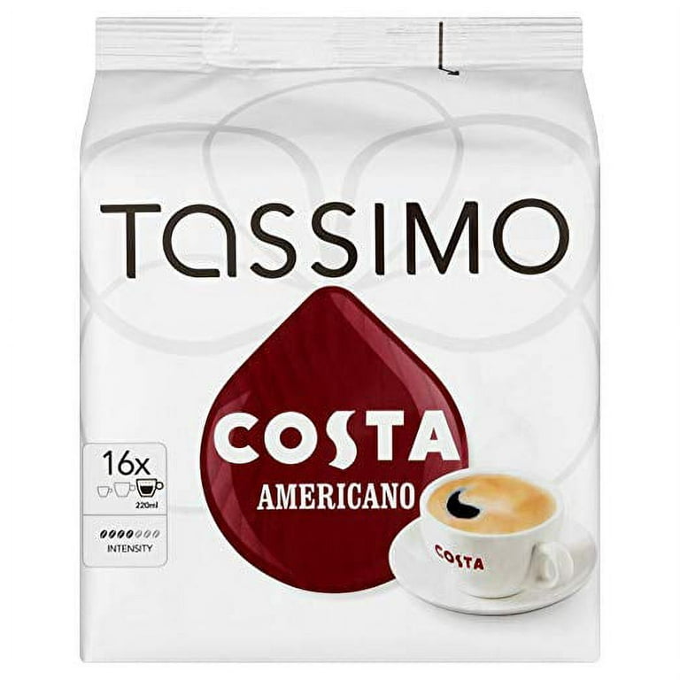 16 cápsulas Tassimo Classic Long Coffee Gold