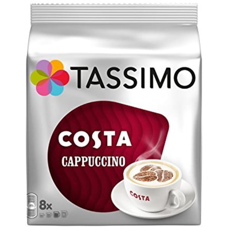 Tassimo Costa Cappuccino X3 Packs Total 48 T Discs Capsules