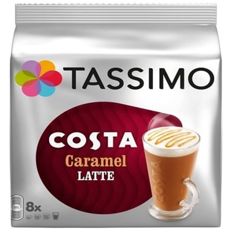 Tassimo Costa Caramel Latte 16 Discs, 8 Servings