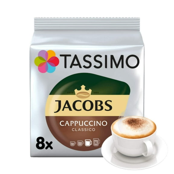 Tassimo GERMAN Jacobs Cappuccino Classico- Pack of 1-Imported-Now shipping from USA