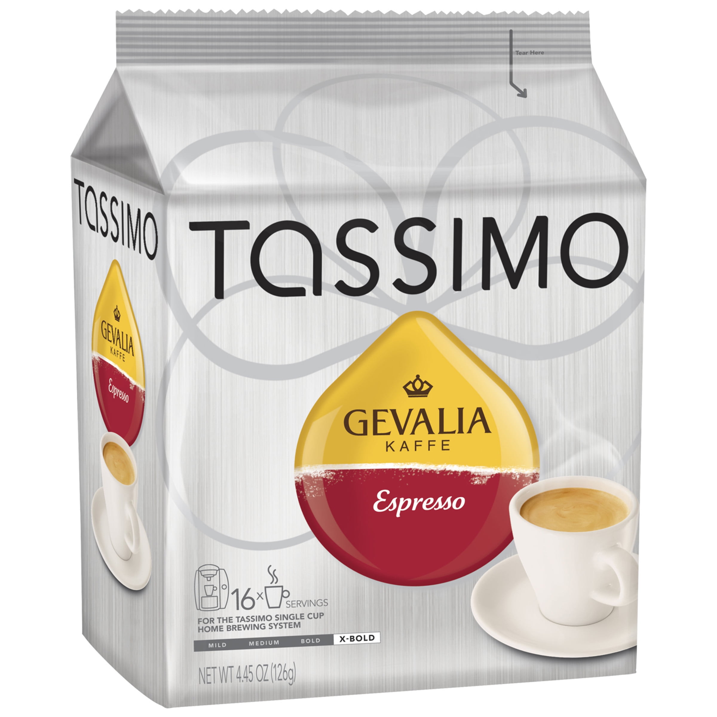 16 dosettes T-Discs Tassimo L'Or café long classique - Café en