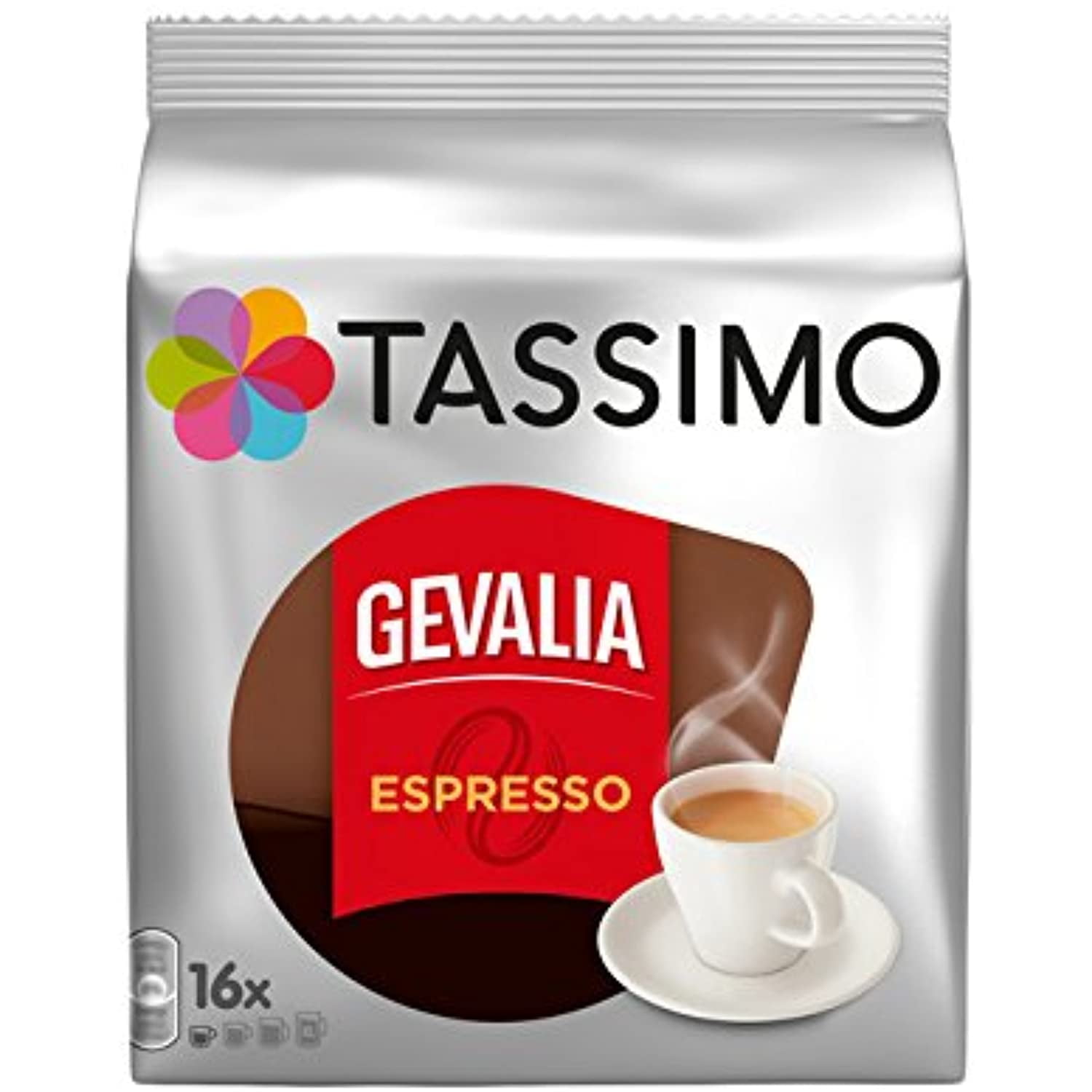 Tassimo Gevalia Kaffe Mocha Coffee & Chocolate Syrup T Discs 8 ct