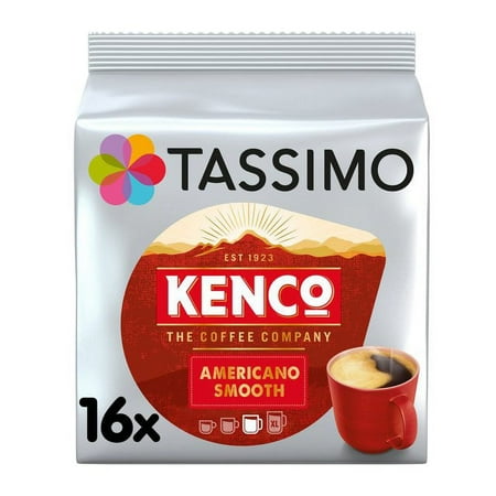 Tassimo Kenco Americano Smooth Coffee Pods 16s 128g-DEL