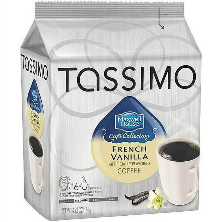 Tassimo Maxwell House Cafe Collection Caramel Latte Macchiato Coffee, 16 ct