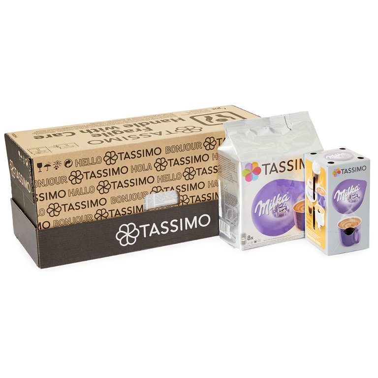 Tassimo Milka Hot Chocolate Pods Pack Of 5 Total 40 Coffee