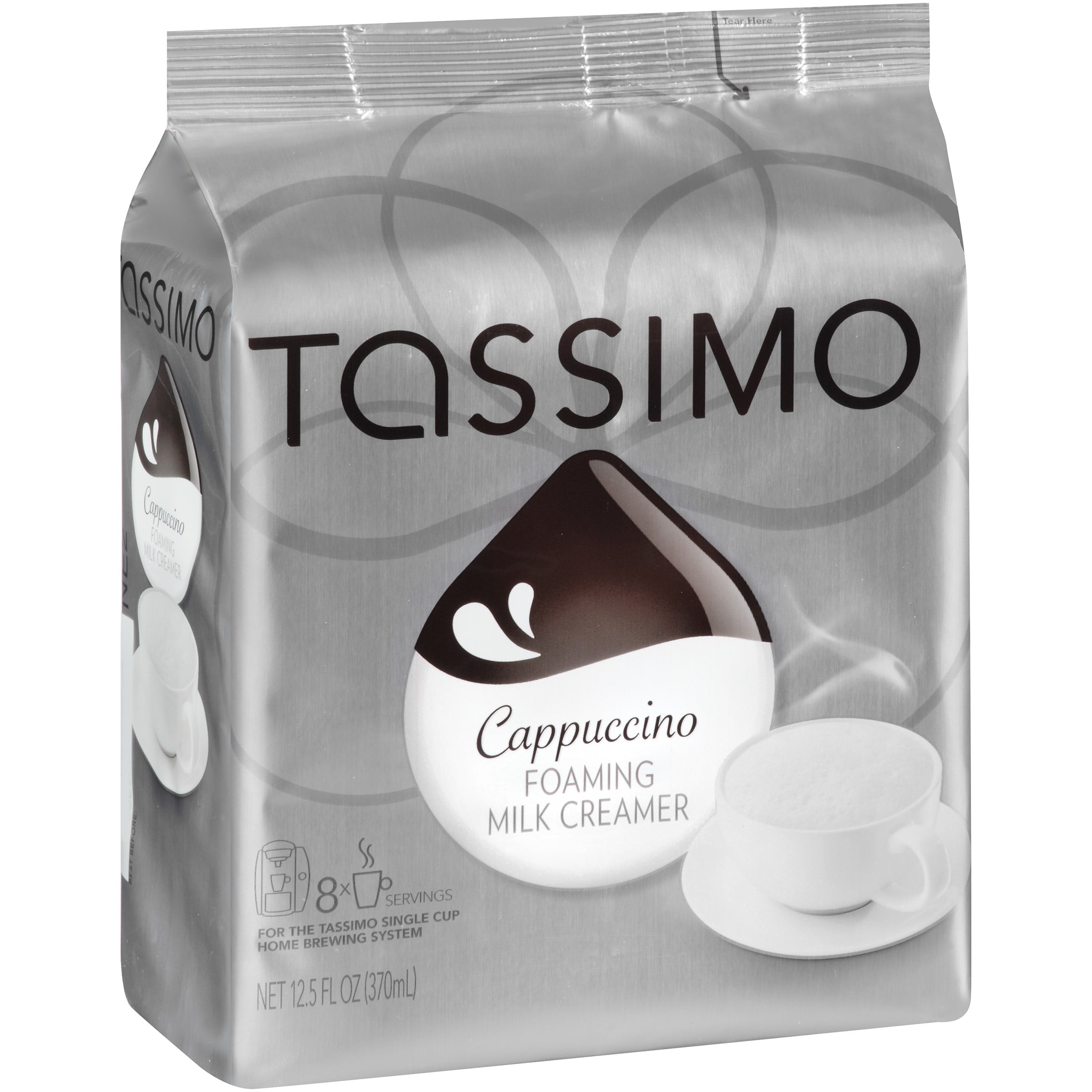 Tassimo Single Serve Cappuccino for Tassimo, Milk Cream, 12.5 Oz