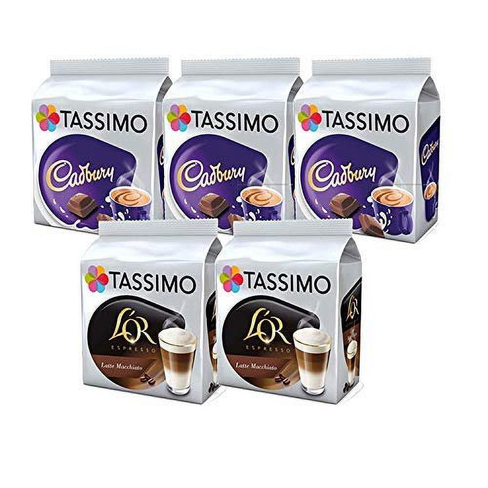 Tassimo Variety Selection Cadbury Hot Chocolate/L'Or Latte Macchiato