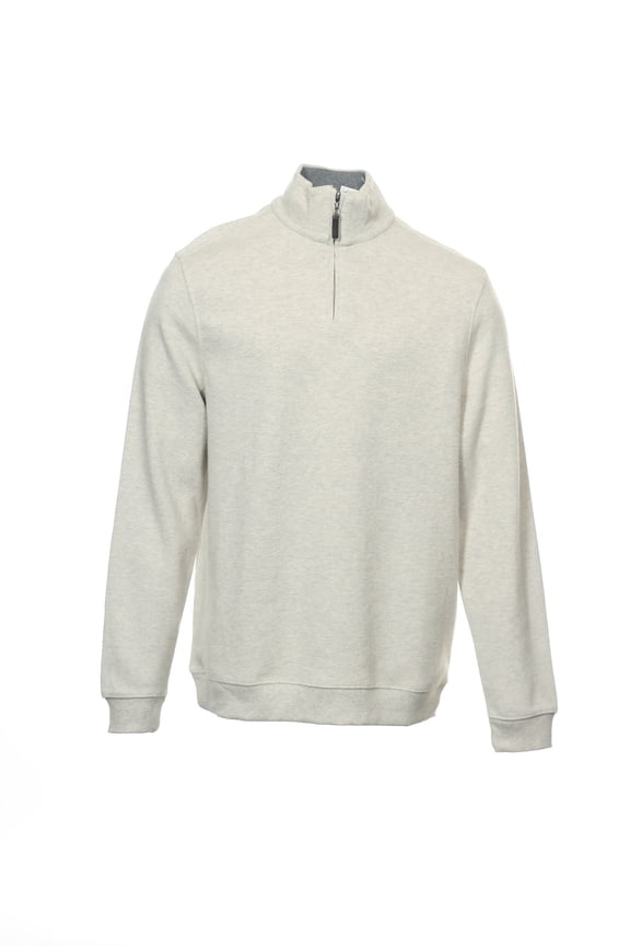 Collezione Beige Gradient Half Zip Sweater , Size Medium