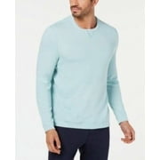 Tasso Elba Mens Crew-Neck Long-Sleeve Pullover Sweatshirt, Light Green 3XL