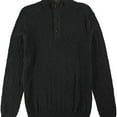 thumbnail image 1 of Tasso Elba Mens 3 Button Pullover Sweater, Grey, Small, 1 of 1