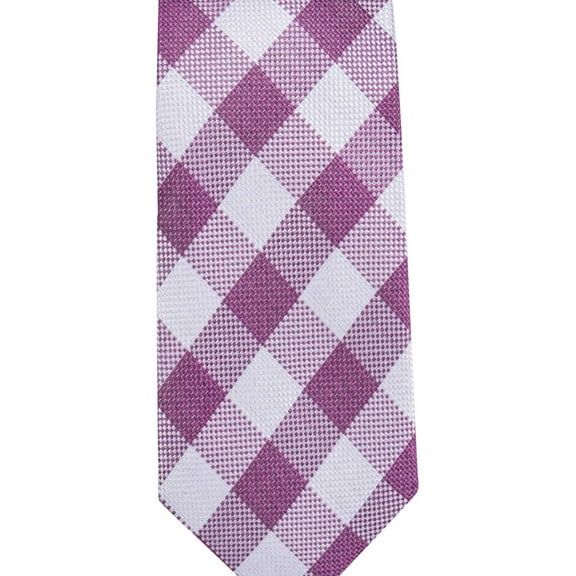 Tasso Elba Mens Catania Self-tied Necktie, Purple, One Size