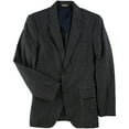thumbnail image 1 of Tasso Elba Mens Checked Two Button Blazer Jacket, Grey, XX-Large (Regular), 1 of 2