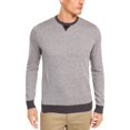 thumbnail image 1 of Tasso Elba Mens Colorblock Ribbed Trim Pullover Sweater, 1 of 2