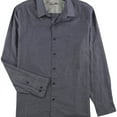 thumbnail image 1 of Tasso Elba Mens Diamond Button Up Shirt, Blue, Small, 1 of 2