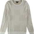 thumbnail image 1 of Tasso Elba Mens Dot Jacquard Pullover Sweater, Beige, X-Large, 1 of 2