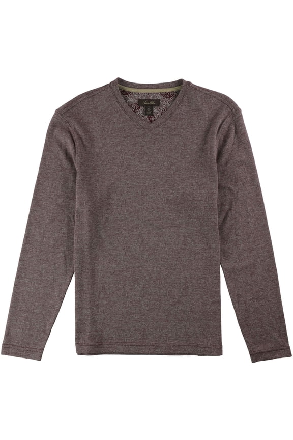 Mens Jacquard Basic T-Shirt, Red, Small