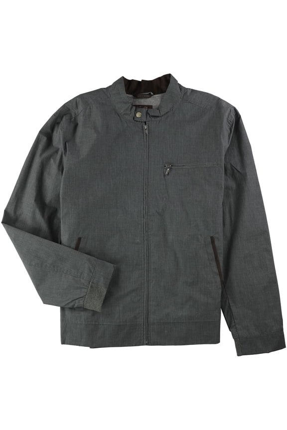 Mens Luca Lightweight Bomber Jacket, Grey, XX-Large