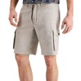 thumbnail image 1 of Tasso Elba Mens Marco Cargo Shorts Small 10" Drawstring   Beige S, 1 of 3