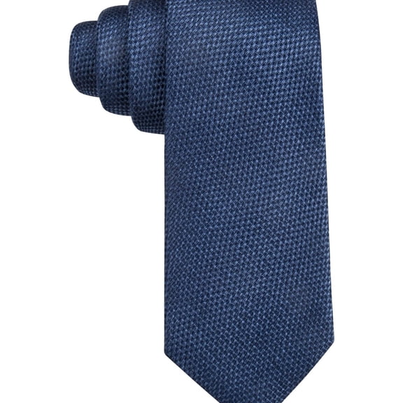 Tasso Elba Mens Matera Self-tied Necktie, Blue, One Size