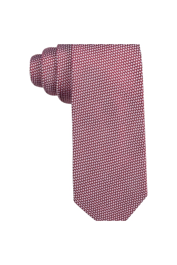 Mens Matera Self-tied Necktie, Red, One Size