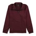thumbnail image 1 of Tasso Elba Mens Piped 1/4 Zip Pullover Sweater, Red, Medium, 1 of 2