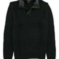 thumbnail image 1 of Tasso Elba Mens Quarter Zip Knit Sweater, Green, X-Large, 1 of 2