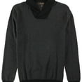 thumbnail image 1 of Tasso Elba Mens Rice Stitch Knit Sweater, Black, Medium, 1 of 2