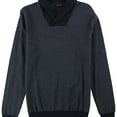 thumbnail image 1 of Tasso Elba Mens Rice Stitch Knit Sweater, Blue, Small, 1 of 2