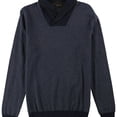 thumbnail image 1 of Tasso Elba Mens Rice Stitch Knit Sweater, Blue, Small, 1 of 2