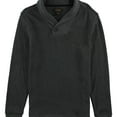 thumbnail image 1 of Tasso Elba Mens Shawl Collar Knit Sweater, Grey, Small, 1 of 2