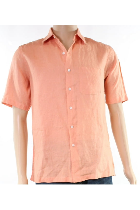 Mens Small One Pocket Button Down Shirt
