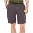 thumbnail image 1 of Tasso Elba Mens Twill 9" Inseam Khaki Shorts, 1 of 2