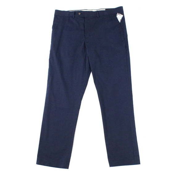 Tasso Elba NEW Navy Blue Mens Size 46X34 Big Khakis Chinos Pants