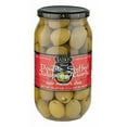 Tassos Double Stuffed Jalapeno and Garlic Olives, 1 Liter (pack of 2