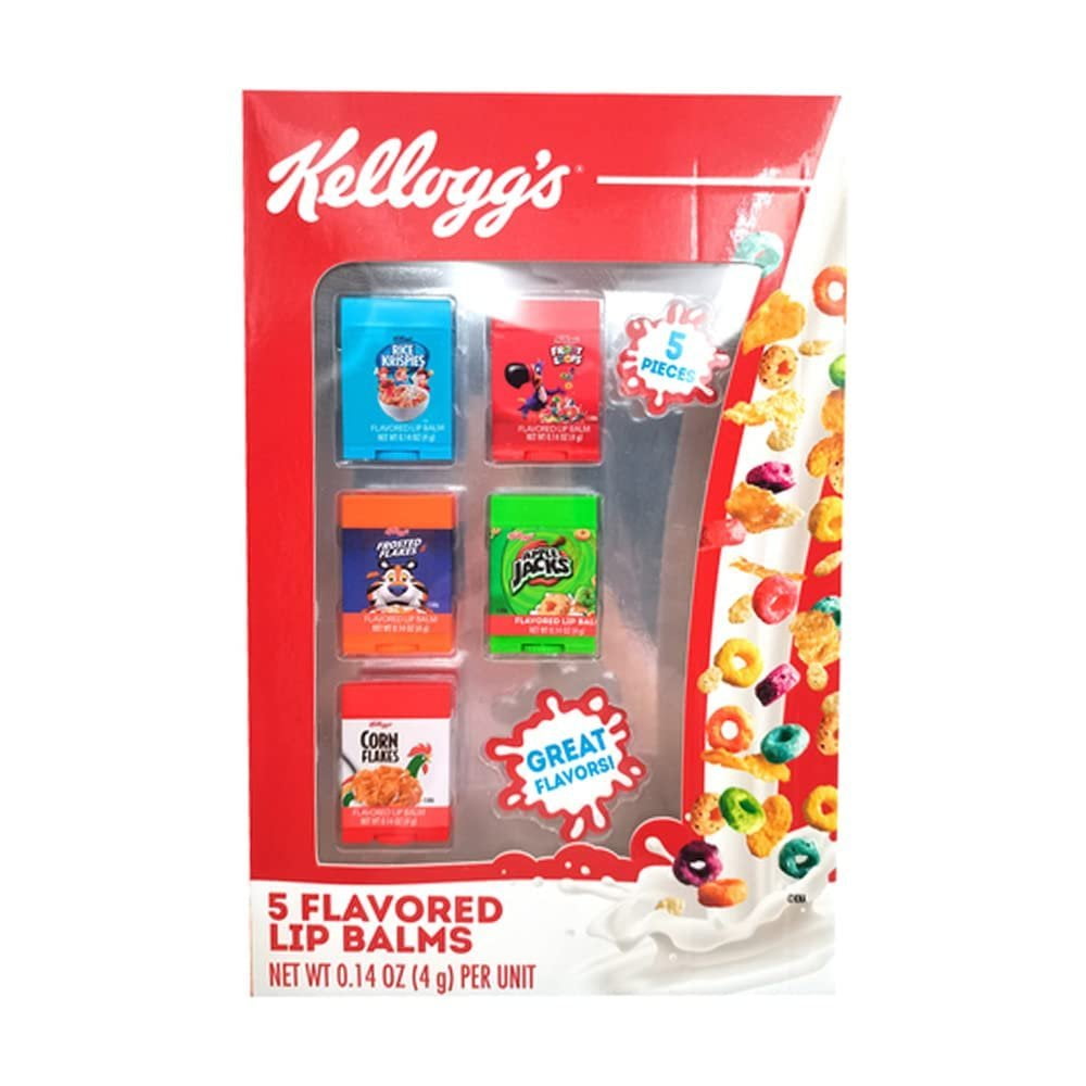 Taste Beauty 5Piece Kelloggs Cereal Flavored Lip Balm Vending Machine